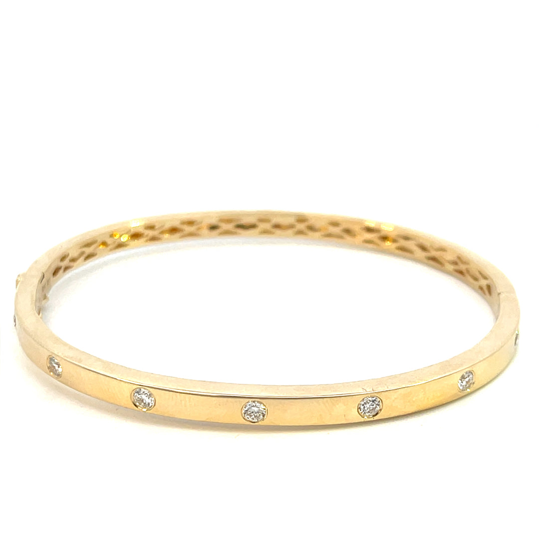 14KYG Cartier Style Inpo Bangle