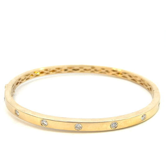 14KYG Cartier Style Inpo Bangle