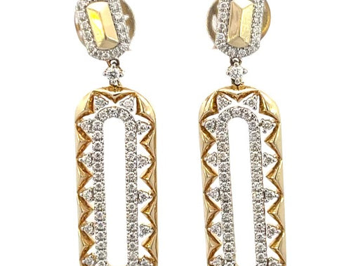 14KYG STUNNING Diamond Earrings!