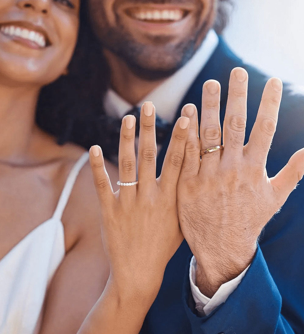 Gold and Diamond Wedding Bands in Beverly Hills CA