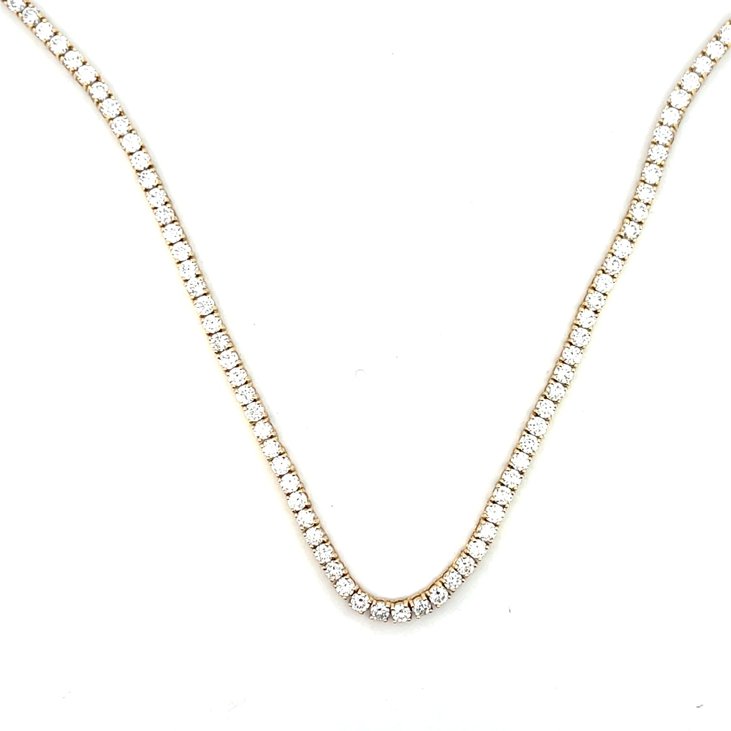 Lab-Grown Diamond Tennis Necklace 6.31ctw