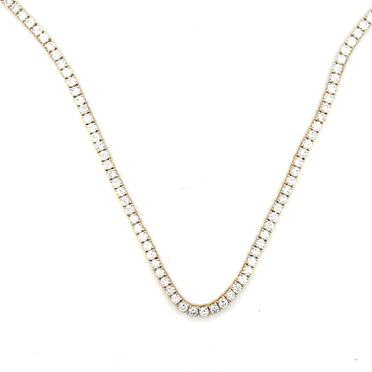 Lab-Grown Diamond Tennis Necklace 6.31ctw