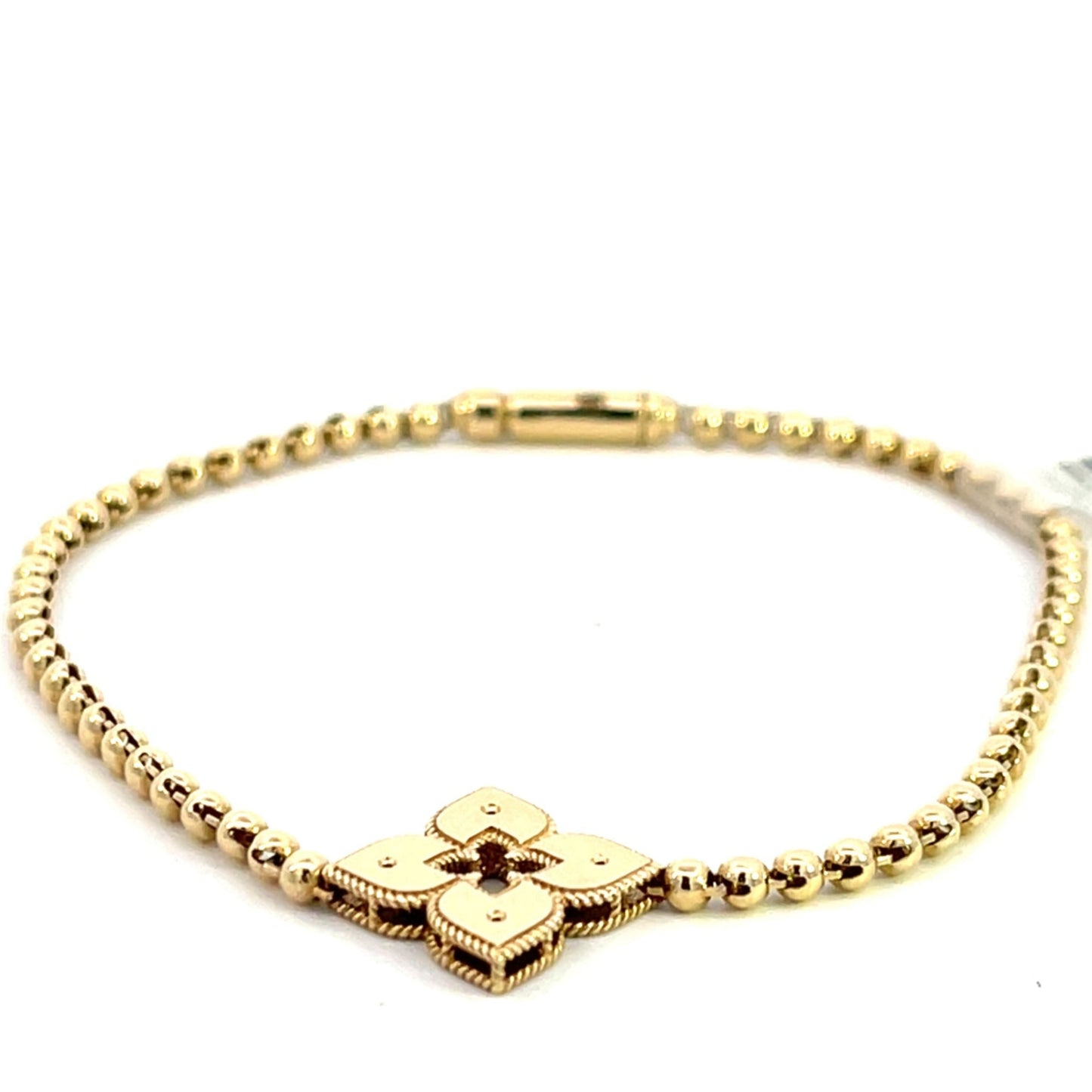 Clover on Bead chain Bracelet