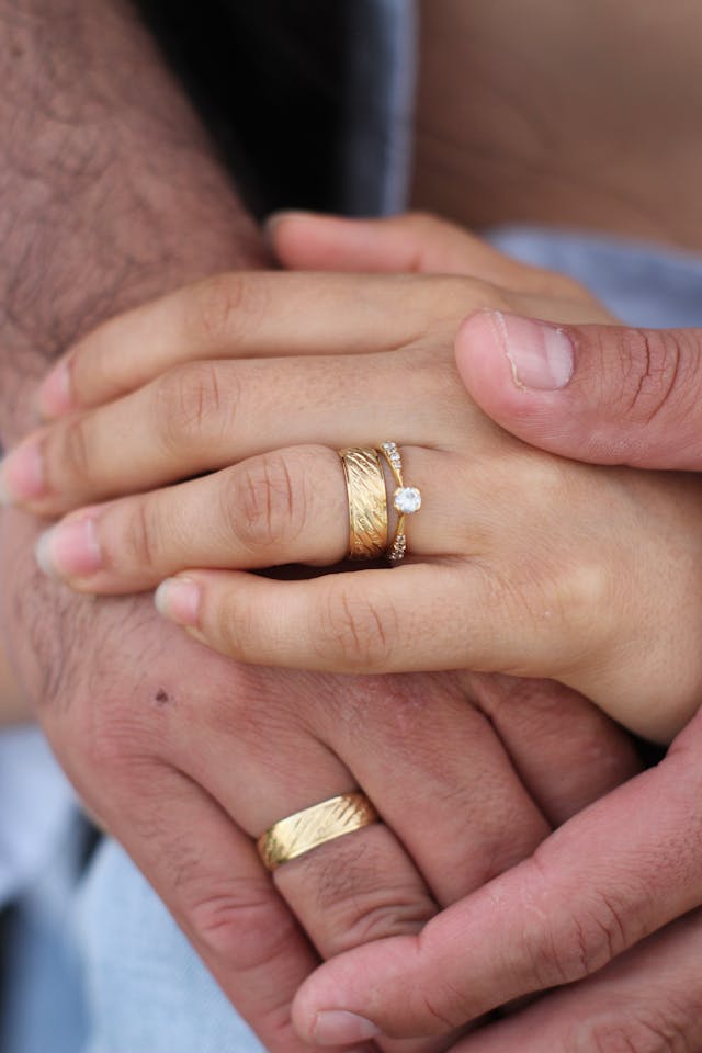 Gold and Diamond Wedding Bands in Beverly Hills CA