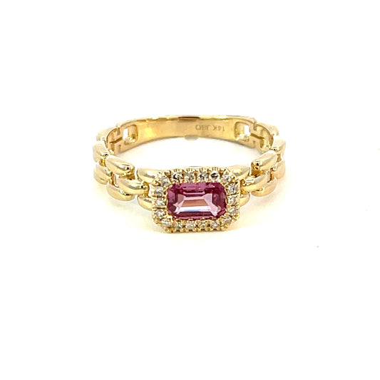 Pink Sapphire Fashion Ring