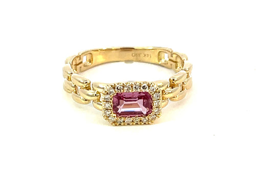 Pink Sapphire Fashion Ring