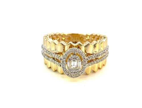 Flute Fashion Diamond Ring