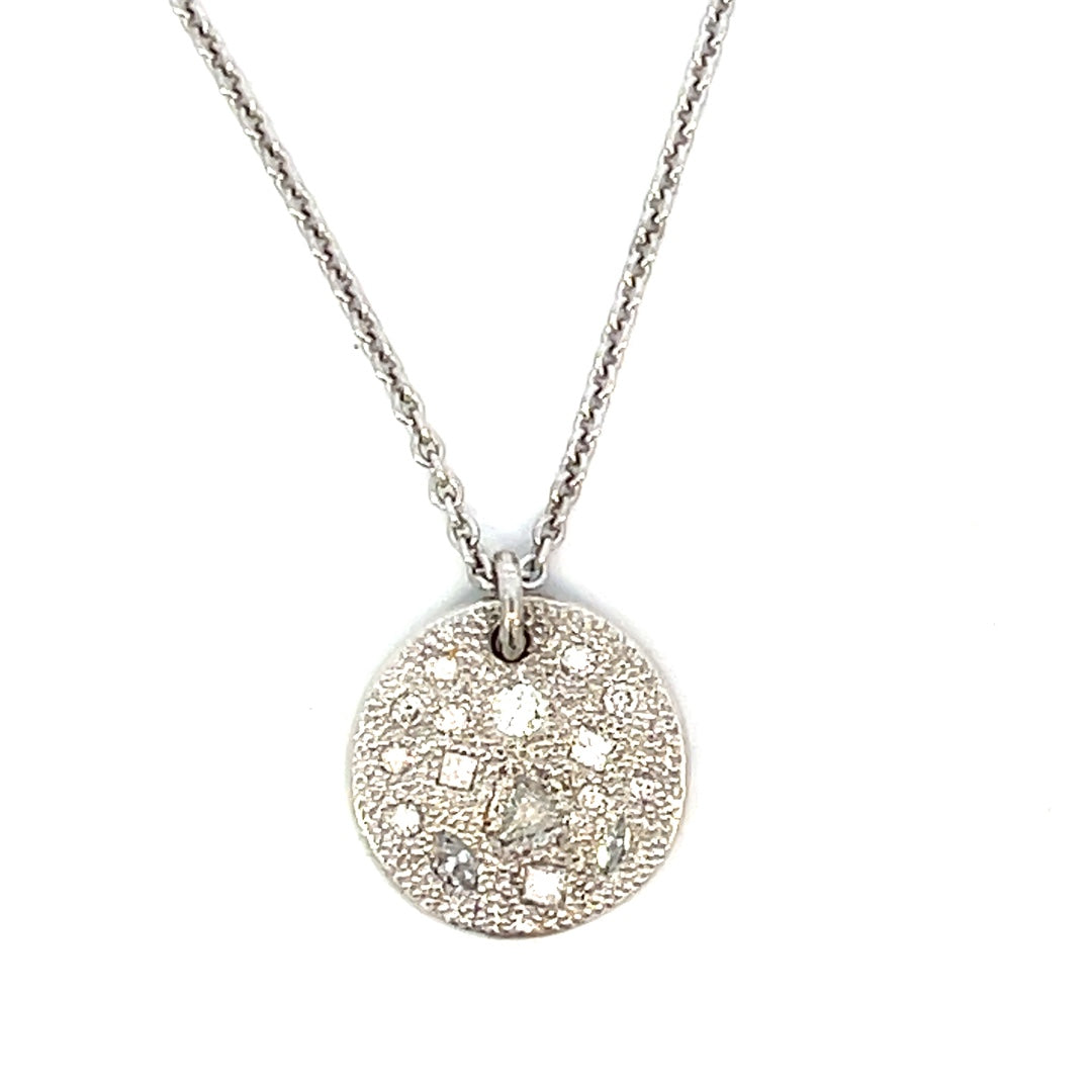 Round Diamond Pendant Necklace