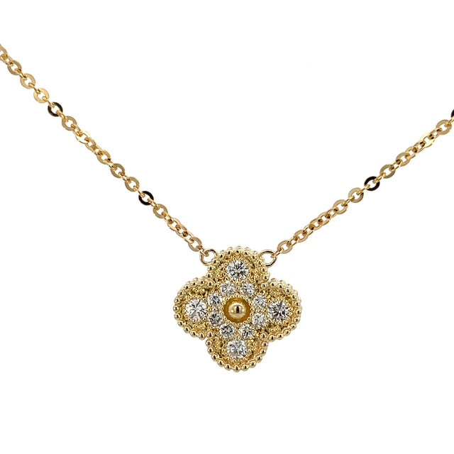 FLOWER GOLD NECKLACE