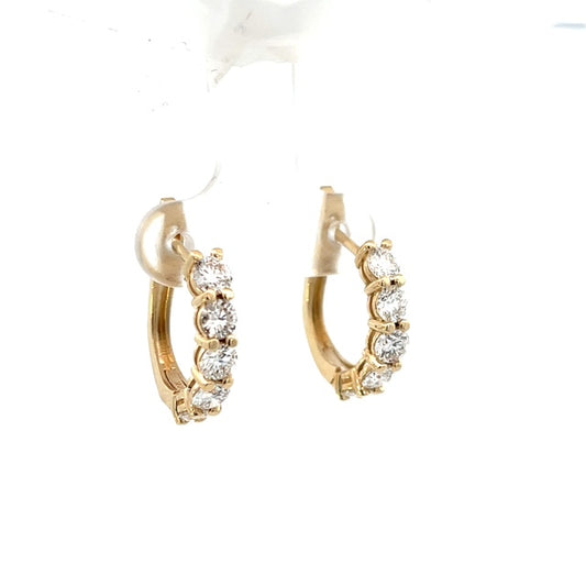 Lab Grown Huggie Earrings