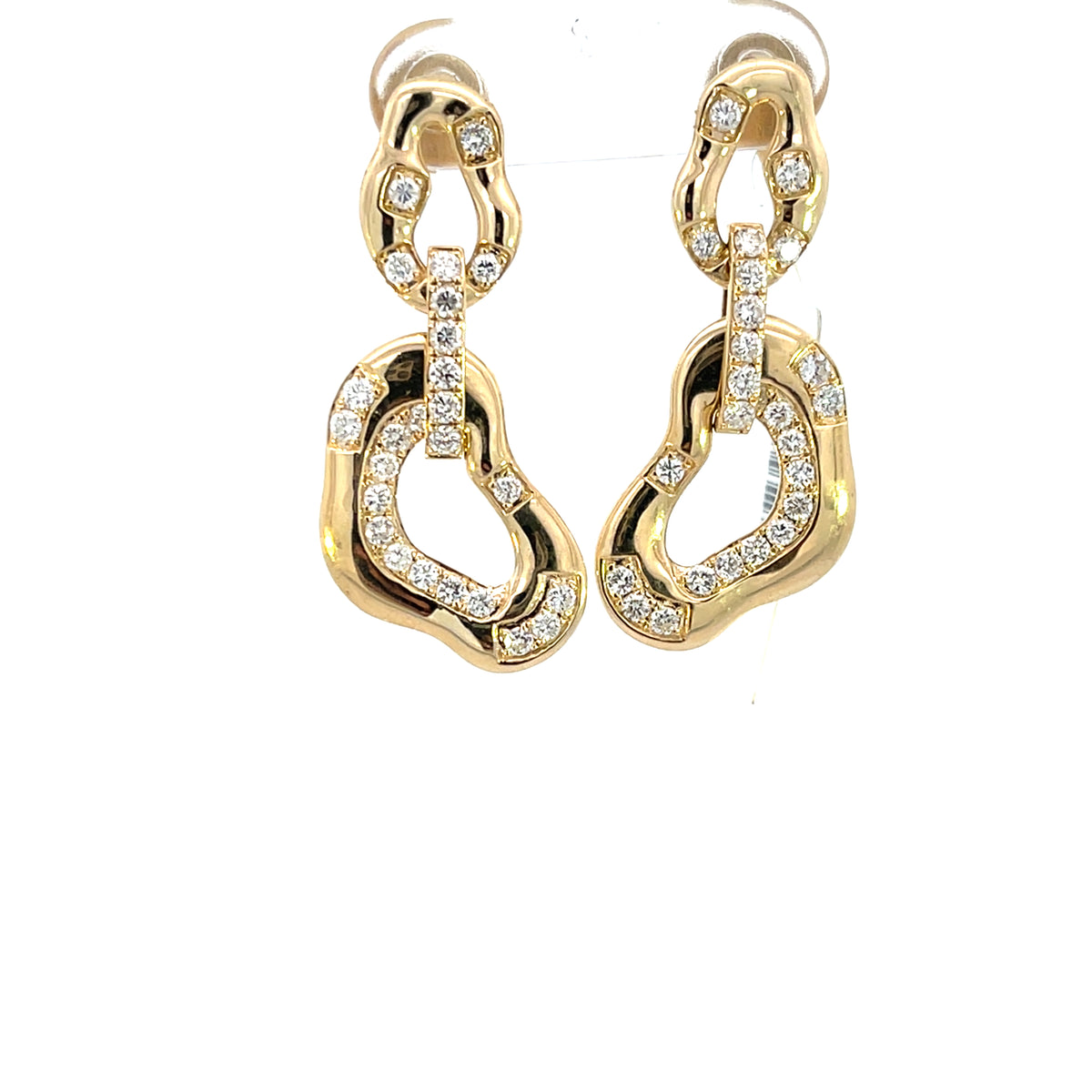 Heart Inspired Danty Diamond Earrings