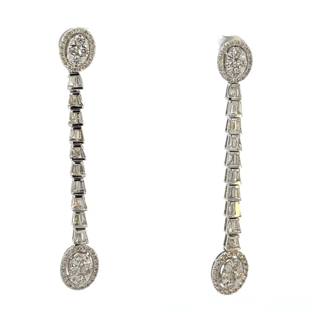 fancy hanging diamond earrings
