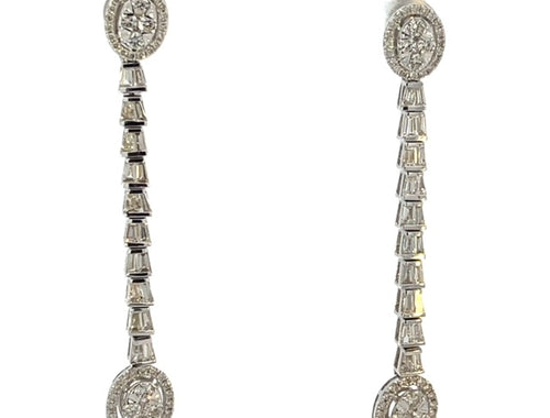 fancy hanging diamond earrings
